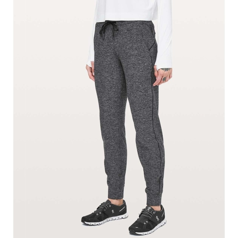 Lululemon Ready To Rulu Pant Heathered Dark Cast Black W5BCJS Sz 2 Pickleball